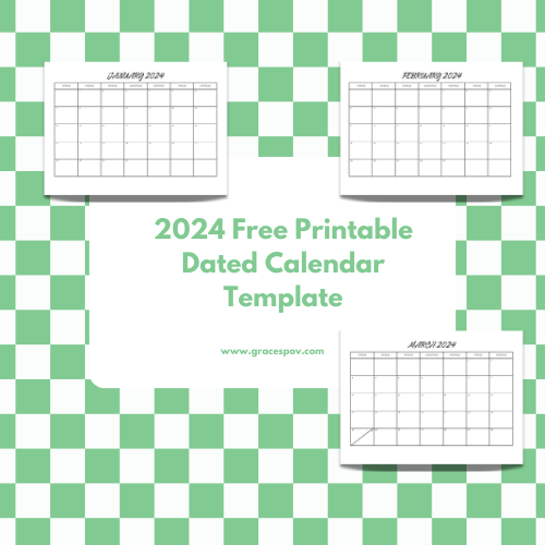 2024 Free Printable Calendar